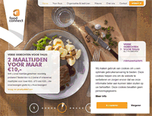 Tablet Screenshot of foodconnect.nl